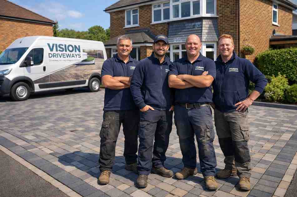 Driveway installation team in Sutton
