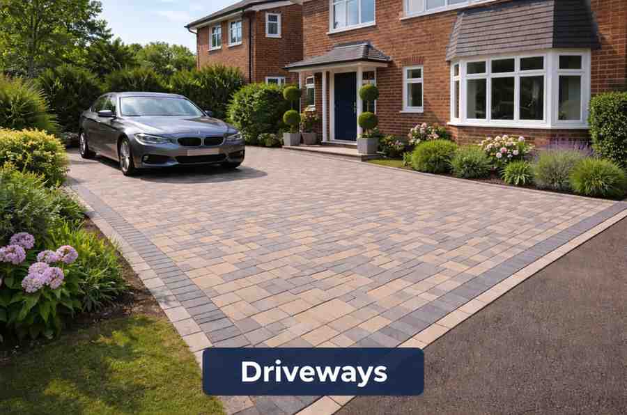 Block paving services in London by a trusted driveway company. We deliver professional driveway, paving and patio installations across London.