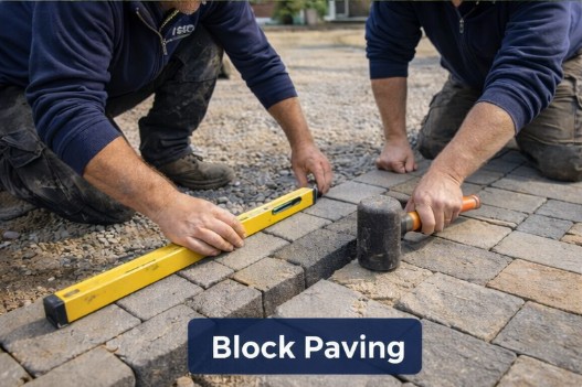 Block paving services in Sutton
