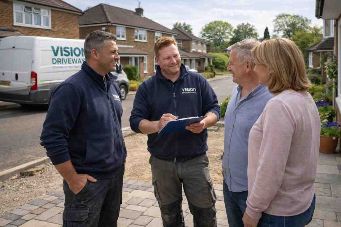 Block paving driveways in Selsdon