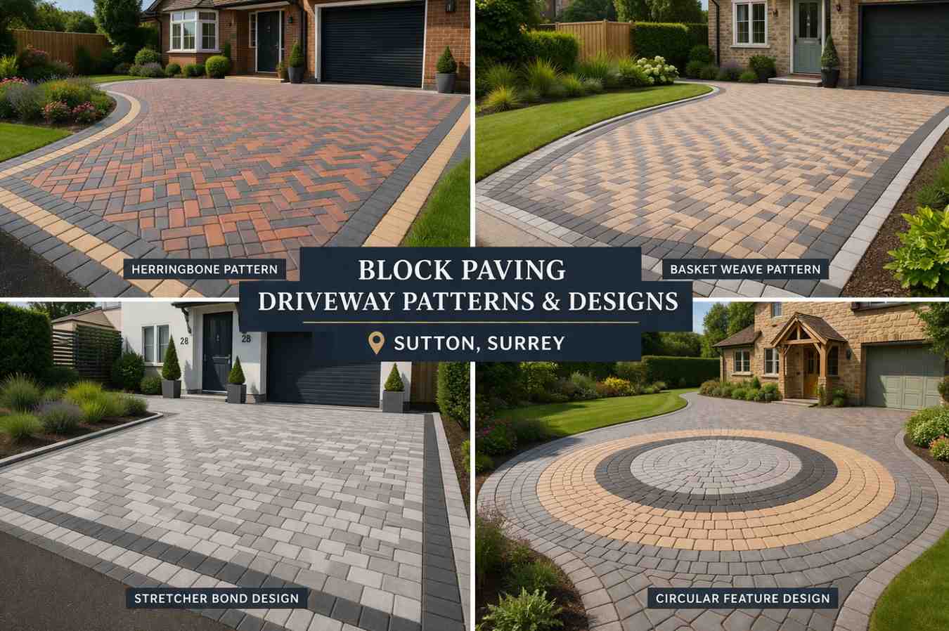 driveway company in Sutton Surrey finished project