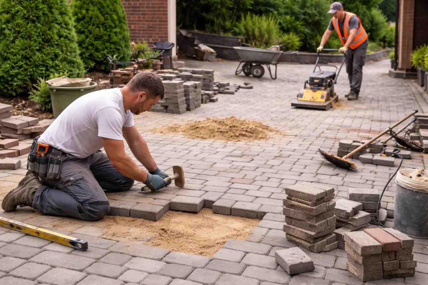 block paving driveway repair