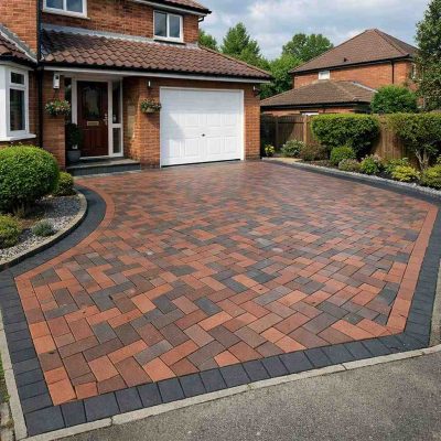 Block paving driveways in Selsdon